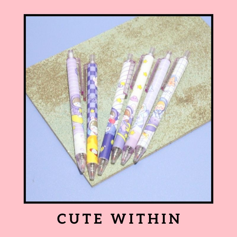 

Pulpen gel cetek astronot galaksi - MARBLE - pena lucu pen gel bolpoin bulpen warna warni unik alat tulis hadiah anak sekolah & kantor stationery cute karakter kartun galaxy space astronaut