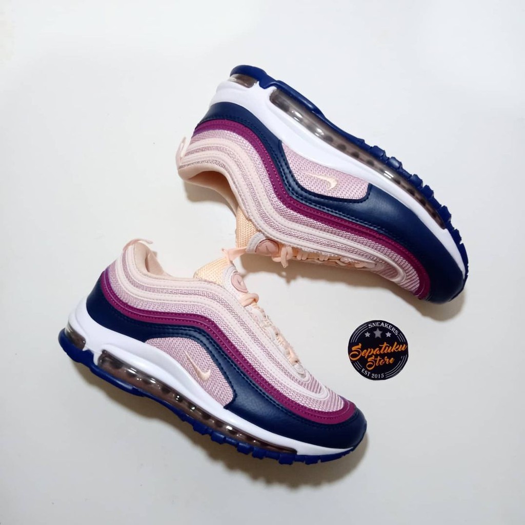 nike airmax pink and white
