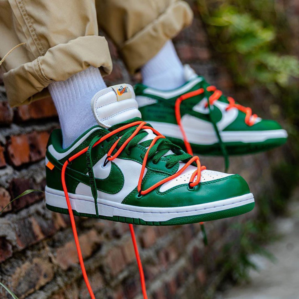 Jual NIKE SB DUNK LOW OFF WHITE PINE 