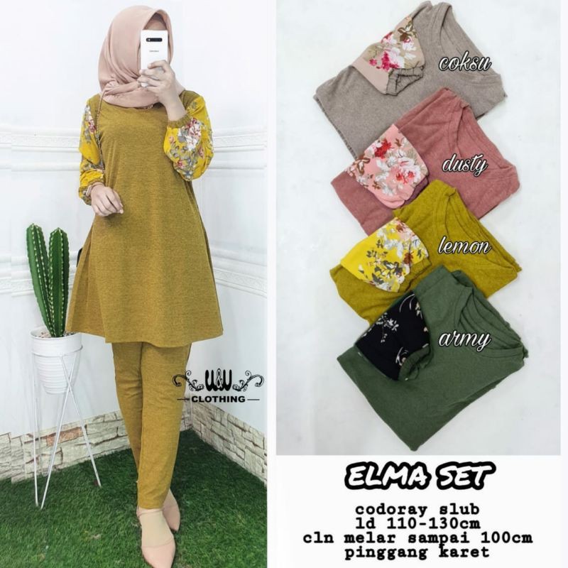 malika#3 + elma set ori by vinstore