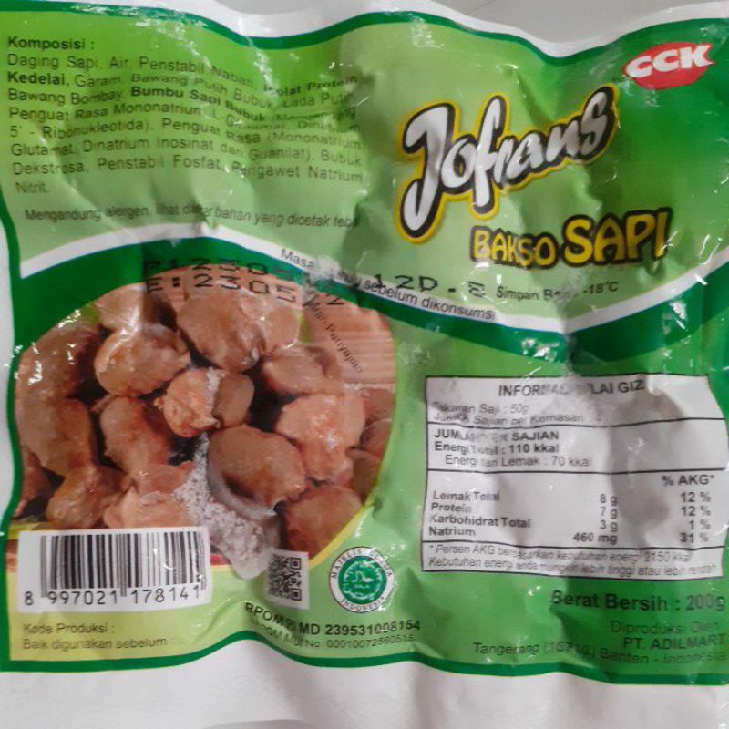 

Jofran Baso Sapi 200gr