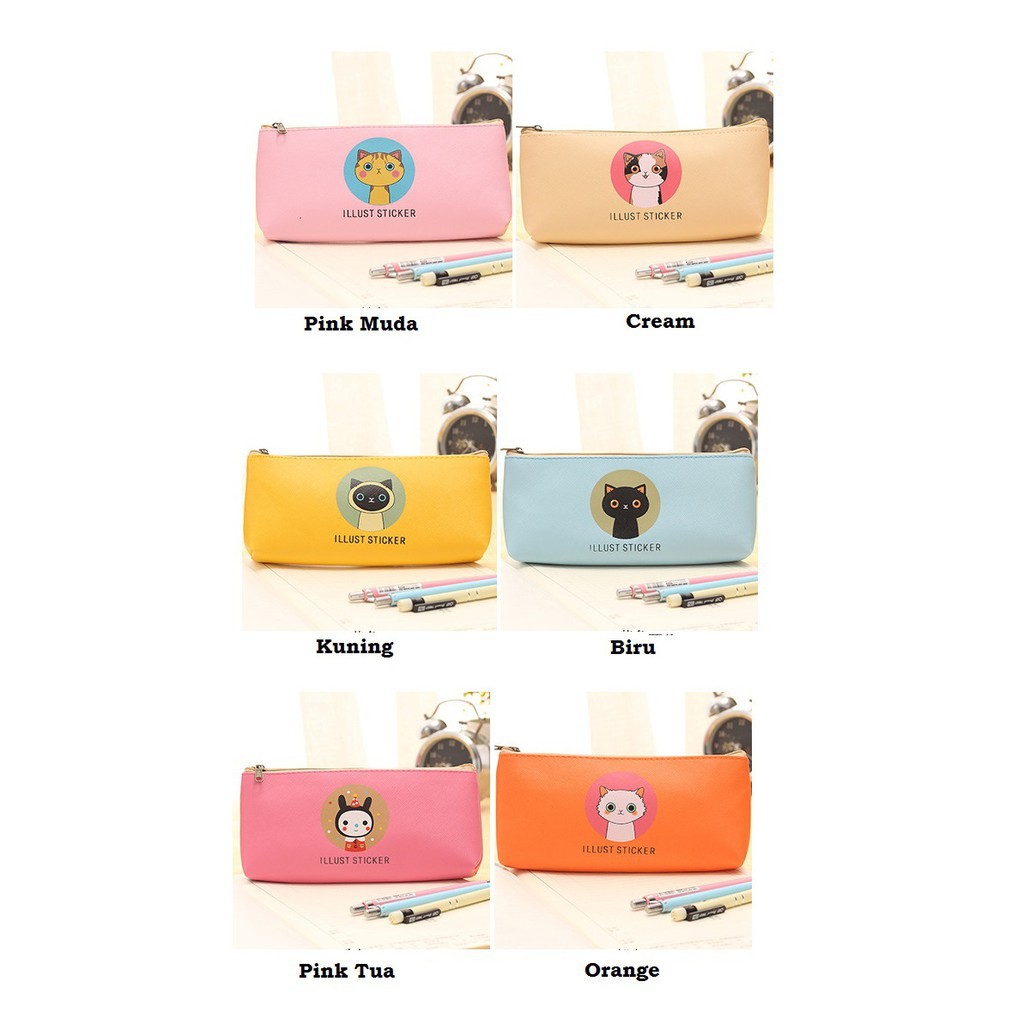 

TP0019 Tempat pensil Sticker Cat
