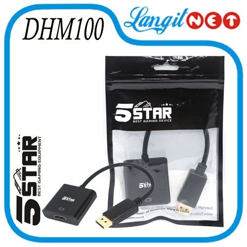 DHM100 5STAR DP MALE TO HD FEMALE CONVERTER