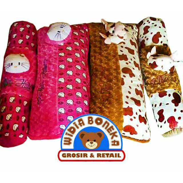 Bantal Guling Boneka Set Cinta Karakter Jumbo 80 cm