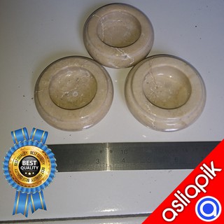 asbak asliapik dari marmer model bulat unik ukuran diameter 8 cm #3