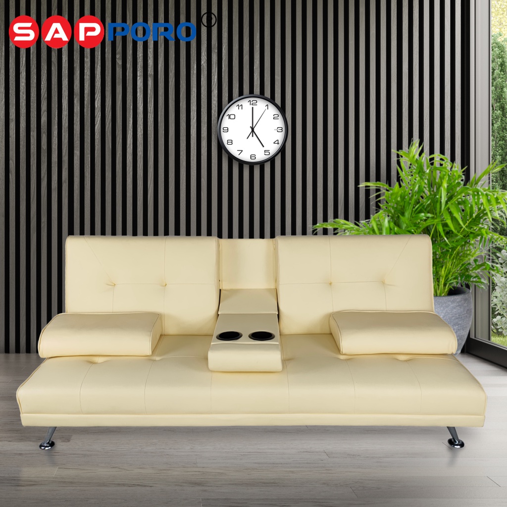 Jual [ LUAR JABODETABEK ] SAPPORO EDMONTON Sofa Bed Scandinavia Sofa Shopee Indonesia