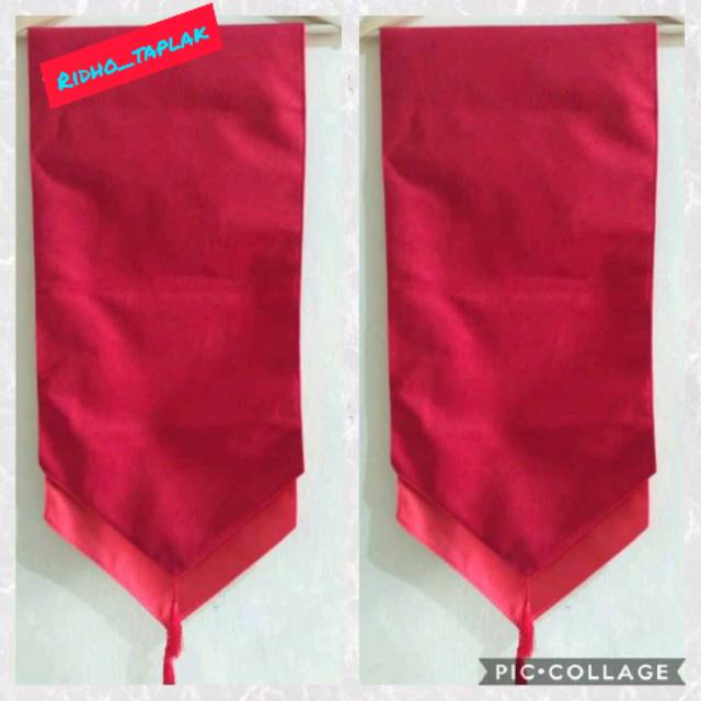 Taplak runner bludru 1 meter