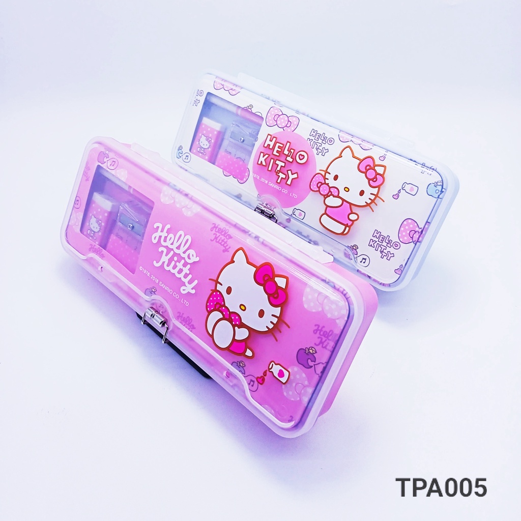 [WS] Tempat Pensil / Pencil Case Magnet Free serutan+penghapus