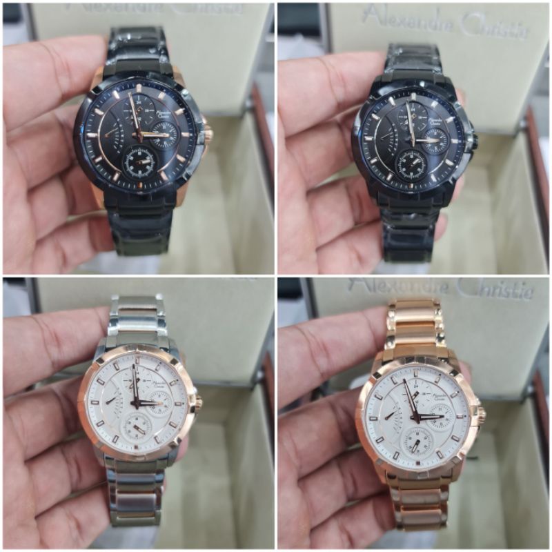 jam tangan alexandre christie ac2503 ac2879 original  2503 2879 original batrei garansi 1thn
