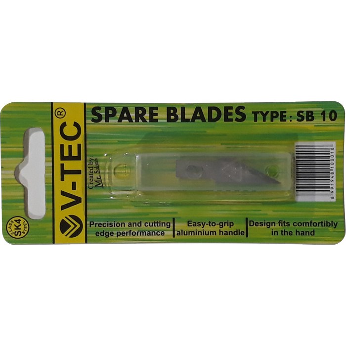 

V-TEC SPARE BLADES TYPE SB 10, ISI 5B PCS