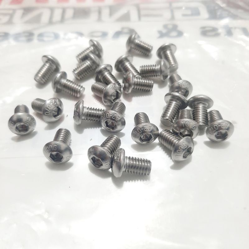 baut L l kecil kupingan kuping breket lampu depan rxking rx king new rxk stainless