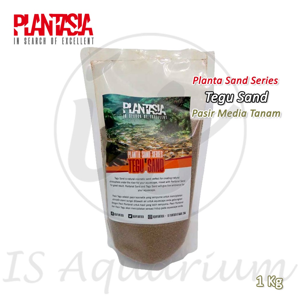 Plantasia Tegu Sand 1KG Pasir Aquascape Gravel Substrat