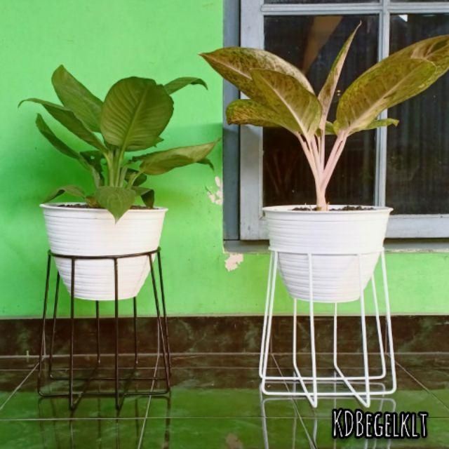 STANDING POT / STANDING RAK POT JUMBO/STANDING RAK POT UKURAN 27 CM/RAK POT BESI UKURAN JUMBO