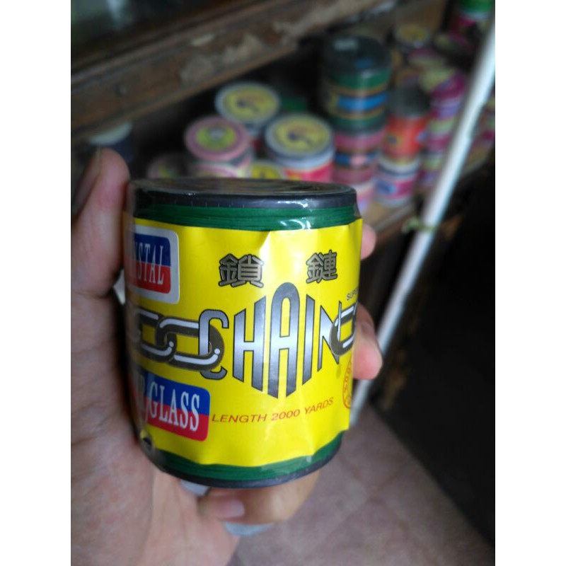 gelasan benang katun chain/rantai cap CANGKLONG