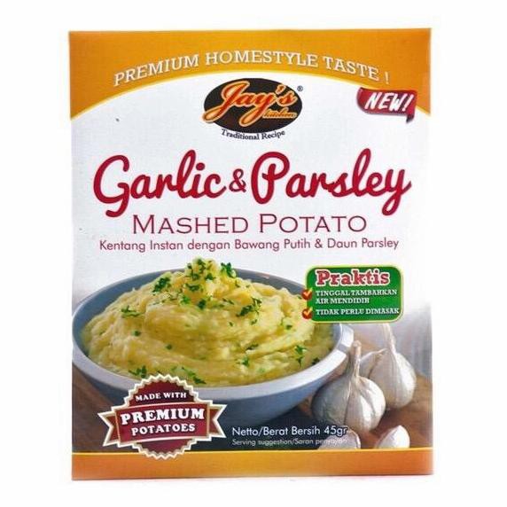 

Jay's Mashed Potato Garlic & Parsley 45g (Kentang Instan)