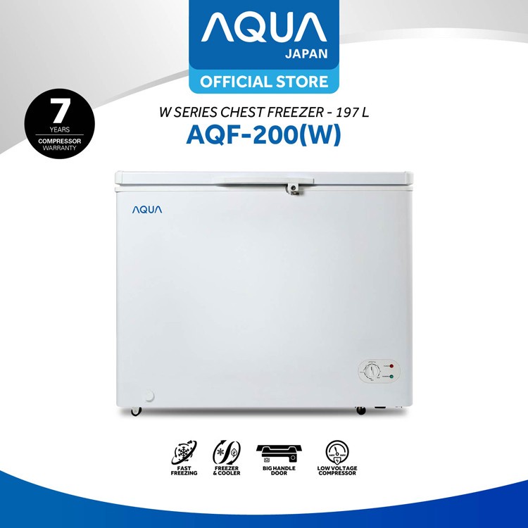 FREEZER BOX AQUA / CHEST FREEZER AQUA AQF200W / AQF 200W