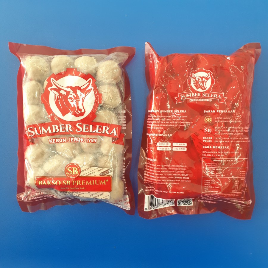 

Bakso sapi SUMBER SELERA SB Premium isi 25