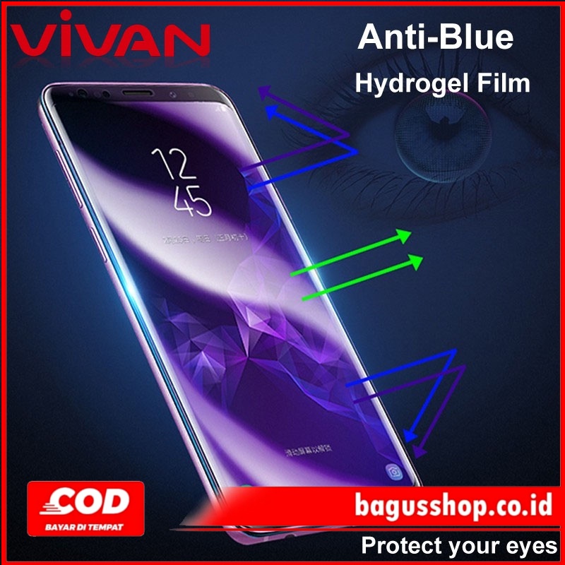 Vivan Hydrogel Anti Bluelight Xiaomi Redmi 9 / Redmi 9 Activ / Redmi 9 Power / Redmi 9 Prime / Redmi 9A / Redmi 9A Sport / Redmi 9AT / Redm