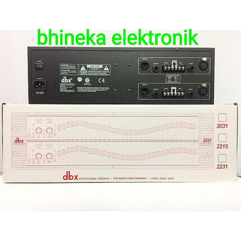 Equalizer DBX 2231 equalizer DBX2231 2X31 channel