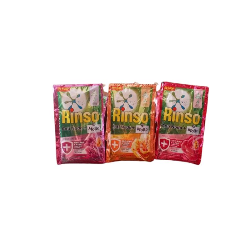 Rinso molto detergent cair 1 renceng 6pcs