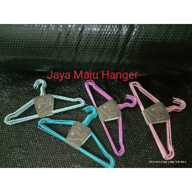 Hanger Kawat  Coating (10pc ) Hanger Dewasa