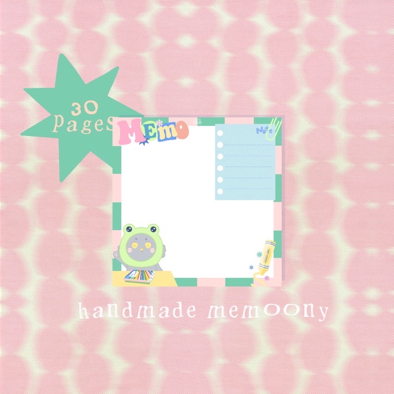 

PEEKMYMOONY - Memoony Handmade 30 pages