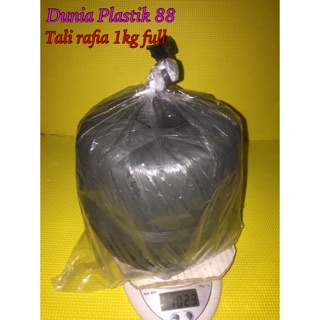 

TALI RAFIA hitam 1kg gulungan untuk jahit karung kuat tali plastik