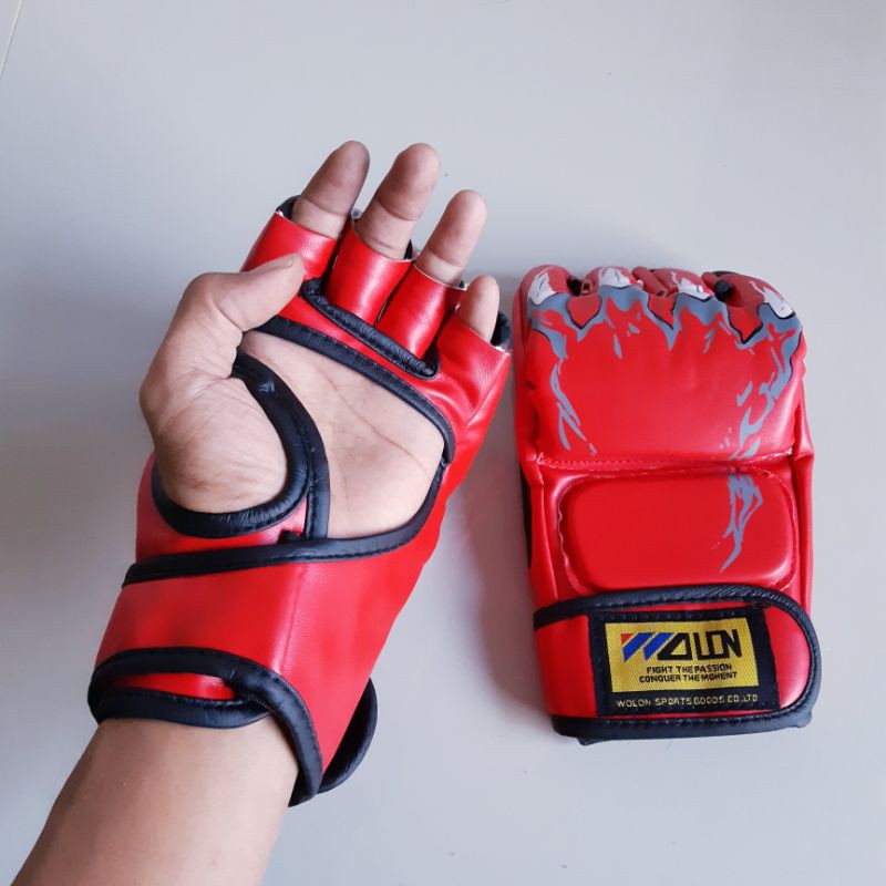 Wolon Gloves MMA Dewasa Sarung Tangan Tinju Boxing Glove UFC Muay Thai