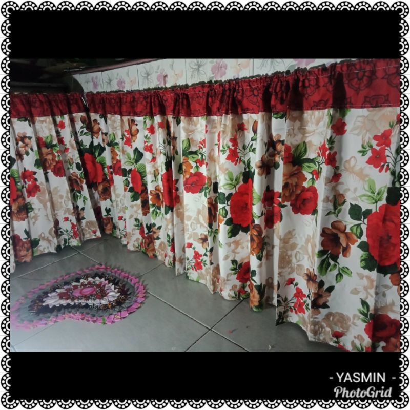 Gorden kolong dapur 70x100 bonus tali