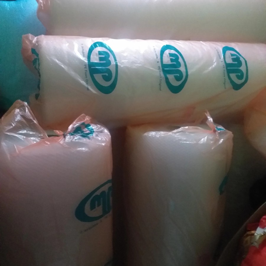 

Bubble wrap Mulia Pack bungkus Orange - Clear