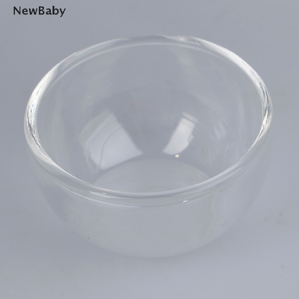 NewBaby 1/12 Dollhouse Miniature Accessories glass Soup Plate Simulation Dish Toy ID