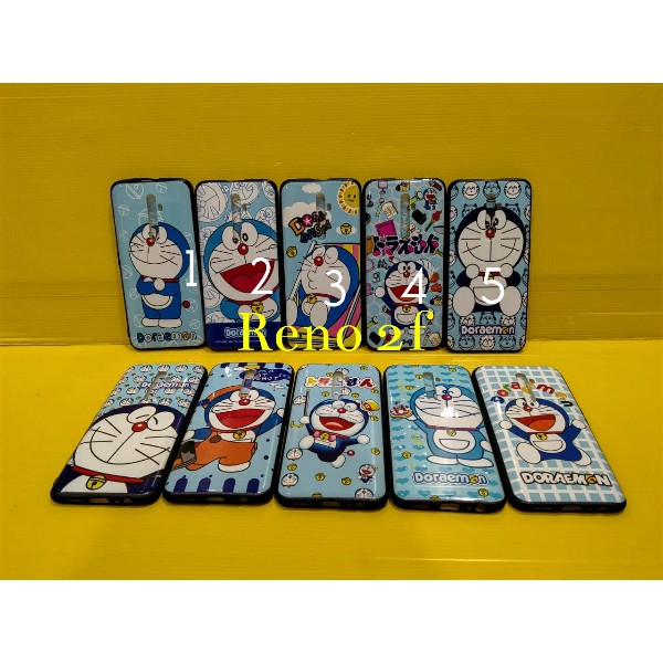 OPPO RENO 2F CASE FUZE KARAKTER DISNEY FREE TEMPER GLAS SILIKON HP