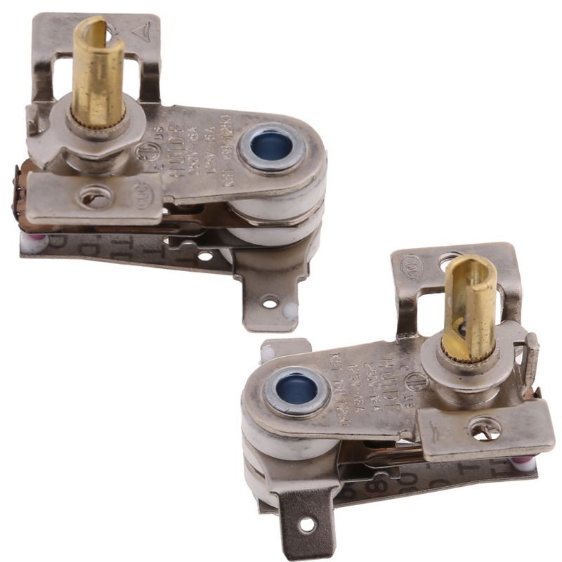 CRE  AC 250V 16A Adjustable 90 Celsius Temperature Switch Bimetallic Heating Thermostat KDT-200 High Quality