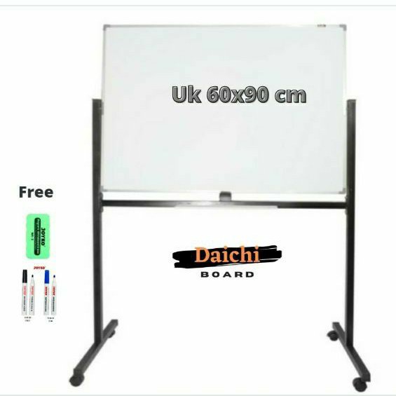 

Papan Tulis / Whiteboard Daichi Magnetic Single Face Stand Uk 60x90