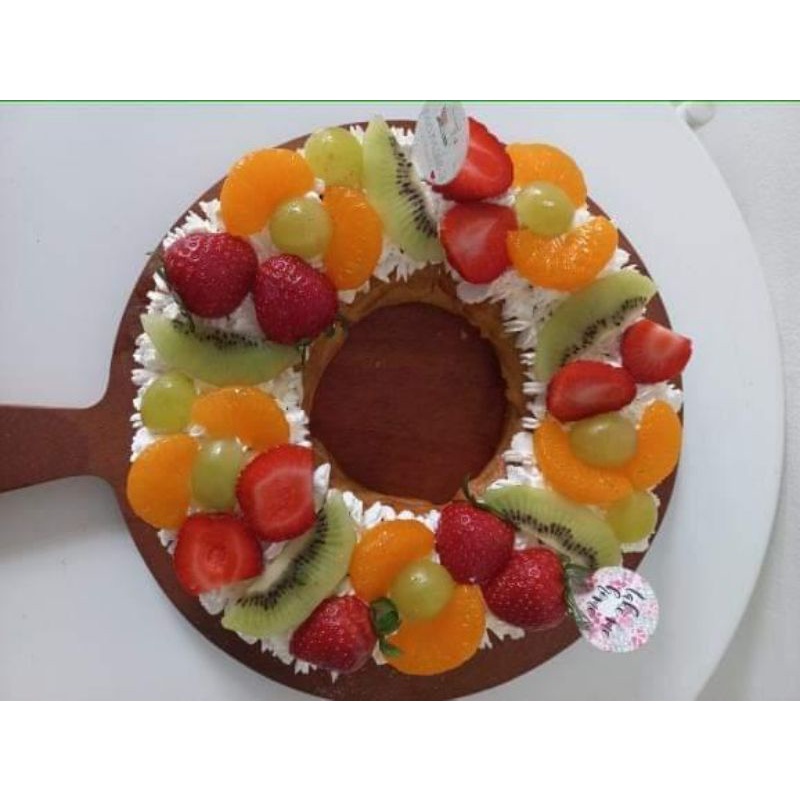 

soes bentuk custome hias buah