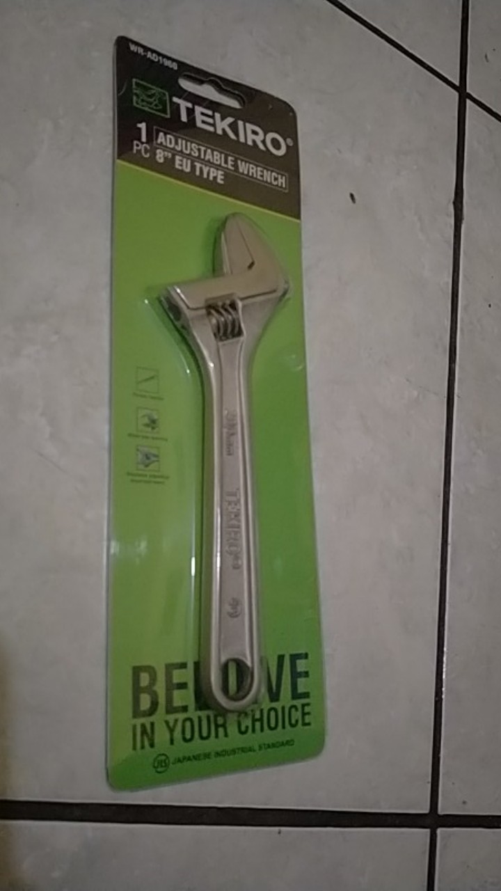 Tekiro - Adjustable Wrench Kunci Inggris 200 Mm 8 Inch - Original