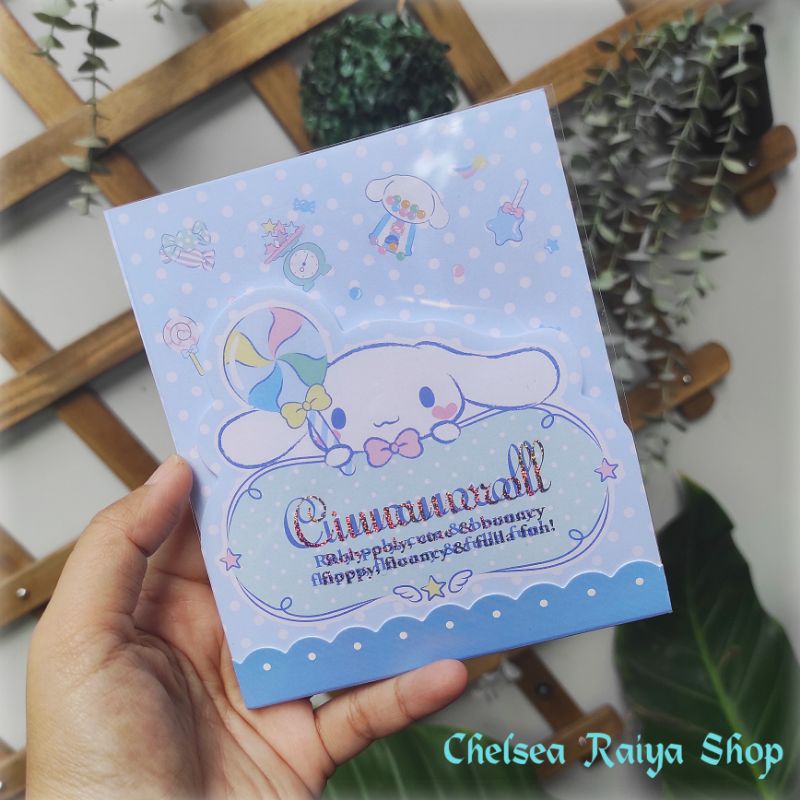

Memo Notes Sanrio Cinnamoroll 11,5x13,5cm 64 Lembar Cinamorol Cinamoroll Cinnamonroll Kawaii