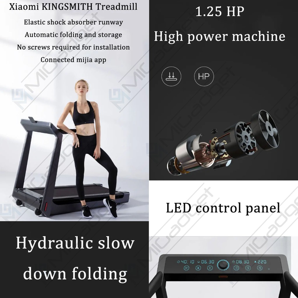 Kingsmith K15 Intelligent Smart Folding Treadmill - Garansi Resmi