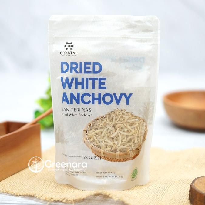 

Promo Awal tahun Crystal of The Sea Dried White Anchovy 80g / Ikan Teri Nasi Kering Promo Awal tahun