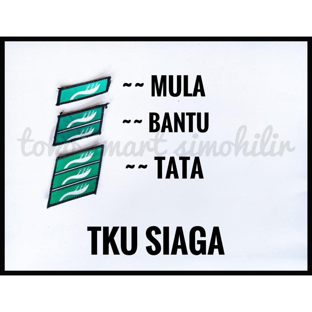 TKU PRAMUKA / TKU SIAGA / TKU SIAGA HIJAU