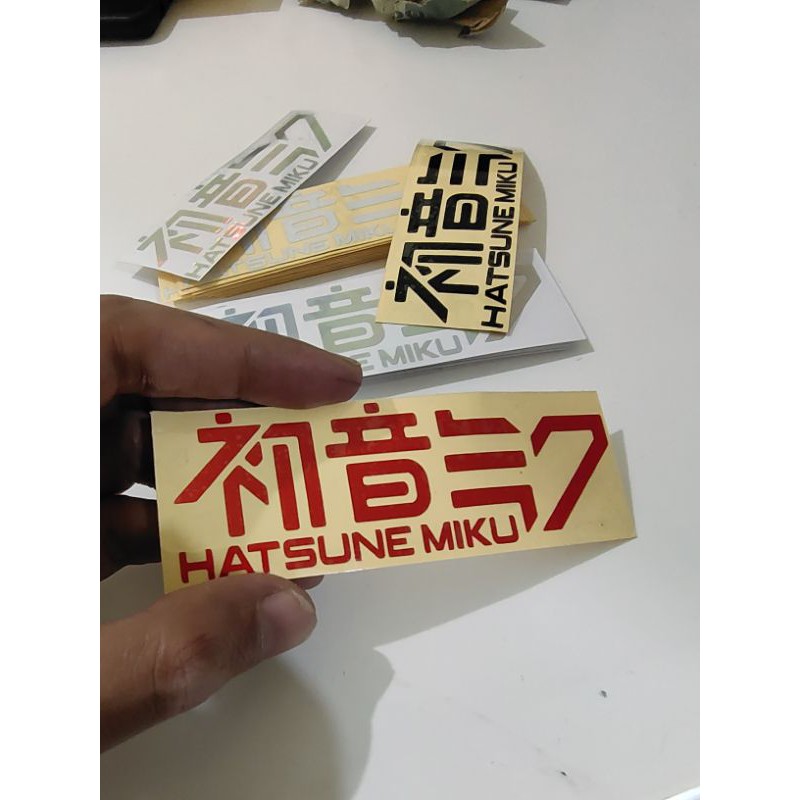 STICKER HATSUNE MIKU CUTTING