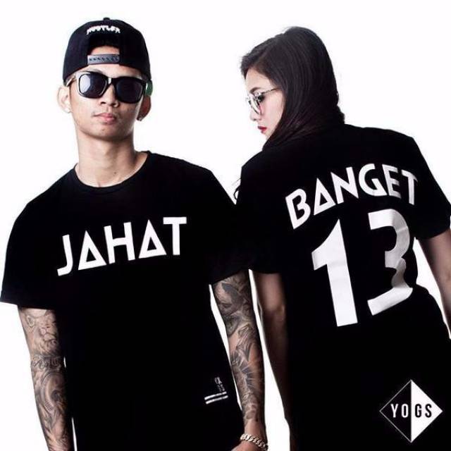 T-Shirt/Kaos YOGS-Young Lex (Hitam x Putih)