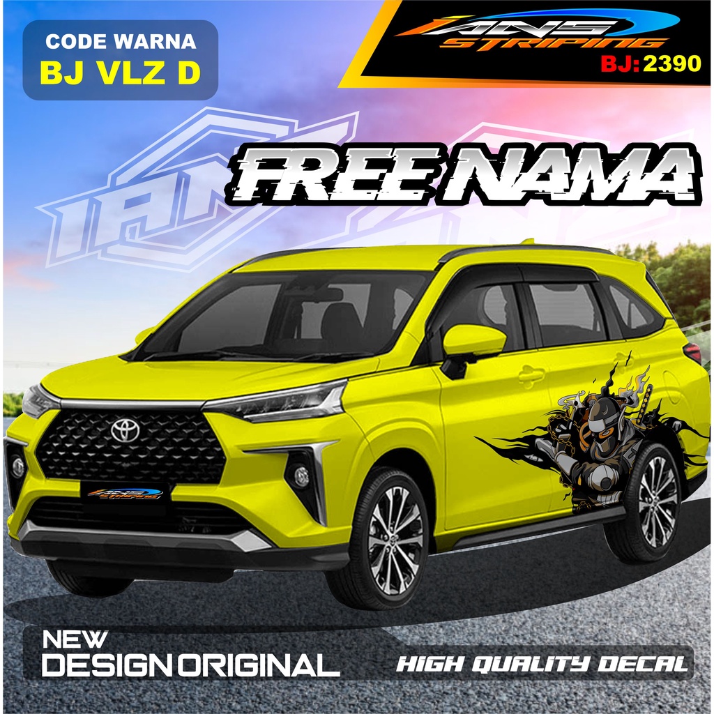 VARIASI STIKER MOBIL AVANZA VELOZ / VARIASI STIKER MOBIL XENIA REBORN / STICKER DECAL MOBIL PAJERO / STIKER MOBIL