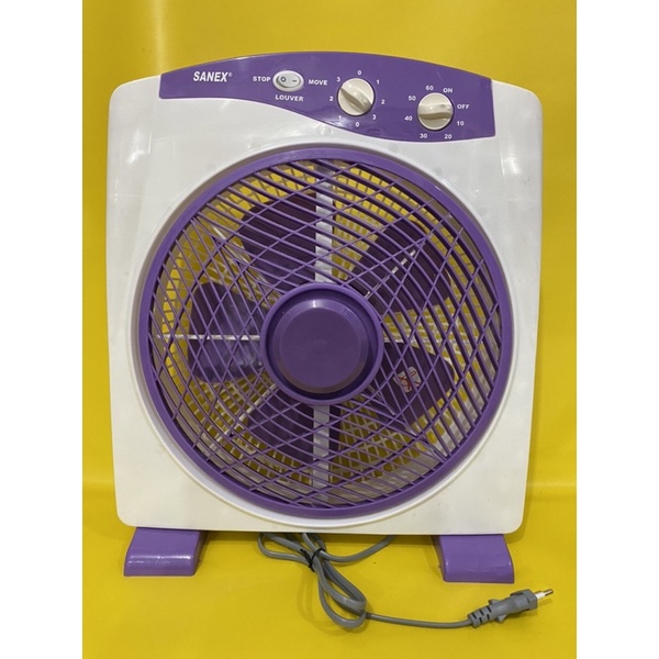 Kipas Angin Meja / Box Fan SANEX SB 818 / kipas kotak meja premium / kipas sedang / kipas murah