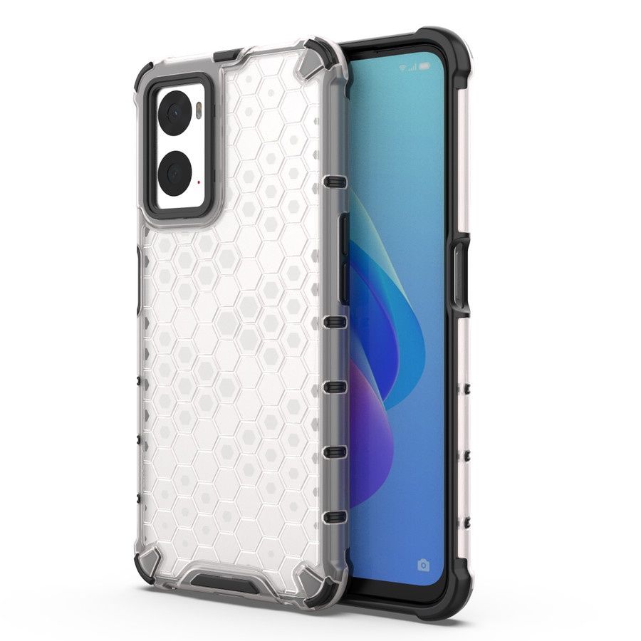 OPPO A96 / A76 / A95 / A74 4G / A54 / A53 / A33 SOFT CASE RUGGED ARMOR HONEYCOMB SERIES