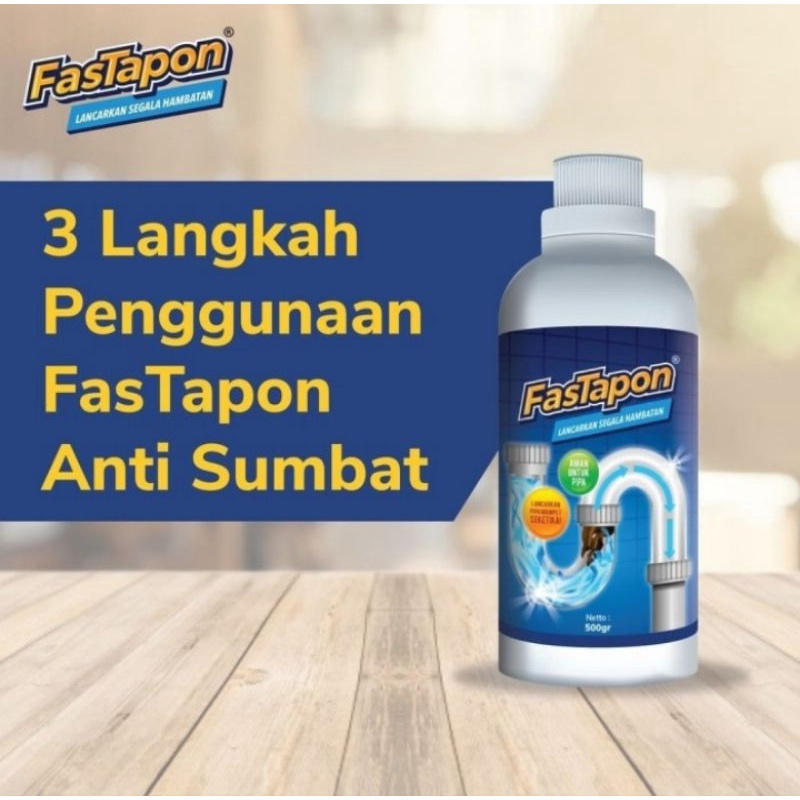 Fastapon Anti Mampet WC Fastapon Anti Sumbat Saluran Air Anti Sumbat Saluran  Pipa 500 Gram