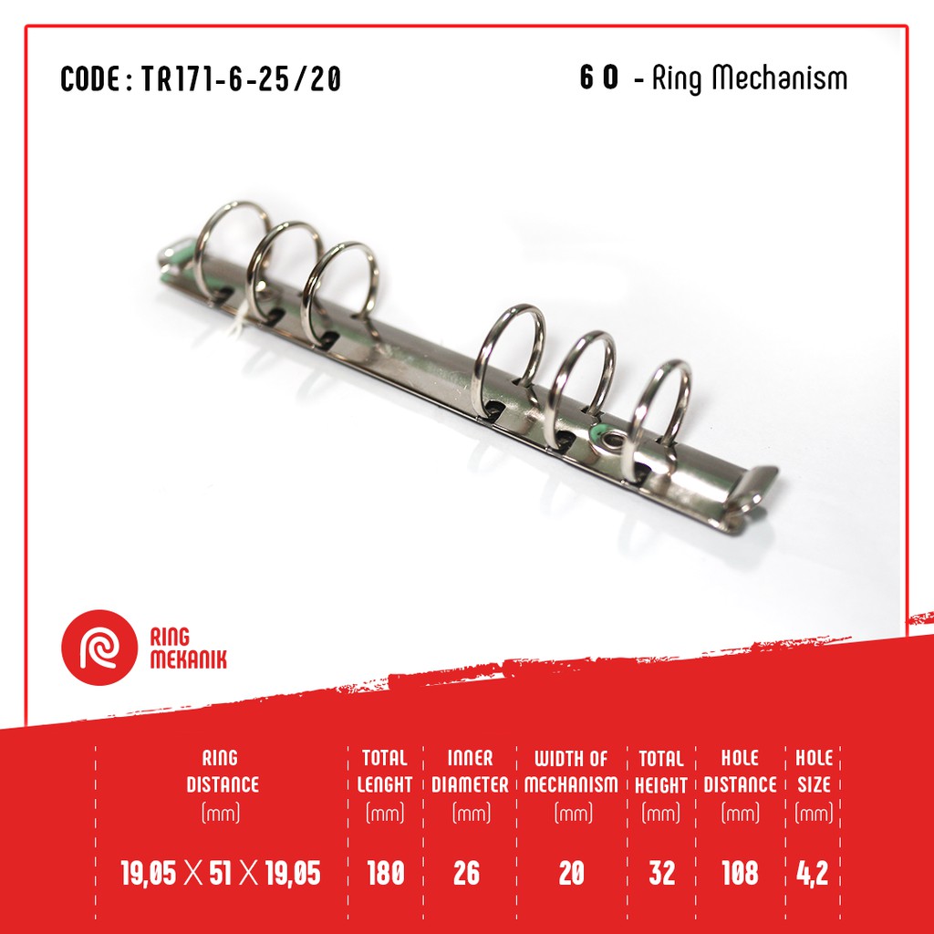 

Ring Mekanik TR171-6-25/20 10pcs