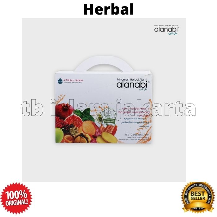 Minumam Herbal Alami ALANABI ShowBox Herbal Kurma Madu Jahe Jintan Hitam 30 Sachet