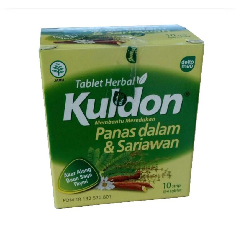 KULDON SARIAWAN 1 STRIP, 4 TABLET/Obat Sariawan