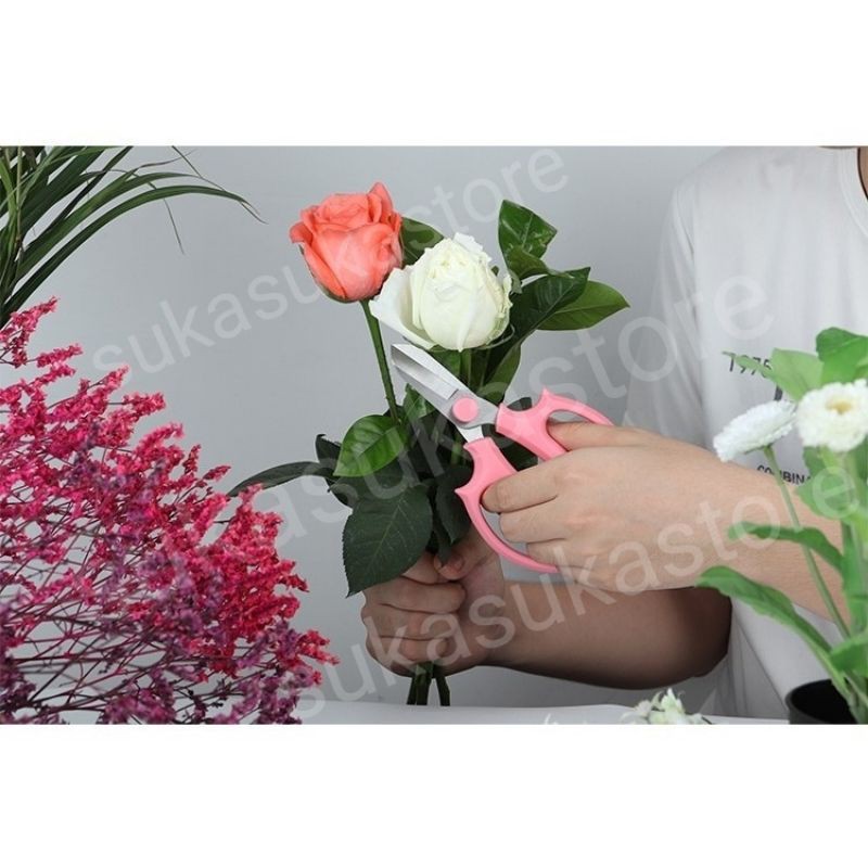 Korea Flower Snip - Gunting bunga - Florist Korea Floral Scissors -  Barang florist